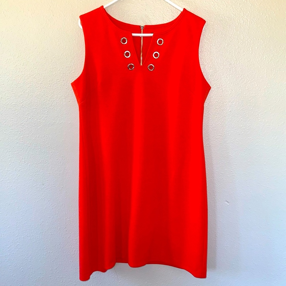 Vibrant Red Tommy Hilfiger, women’s dress, size 14